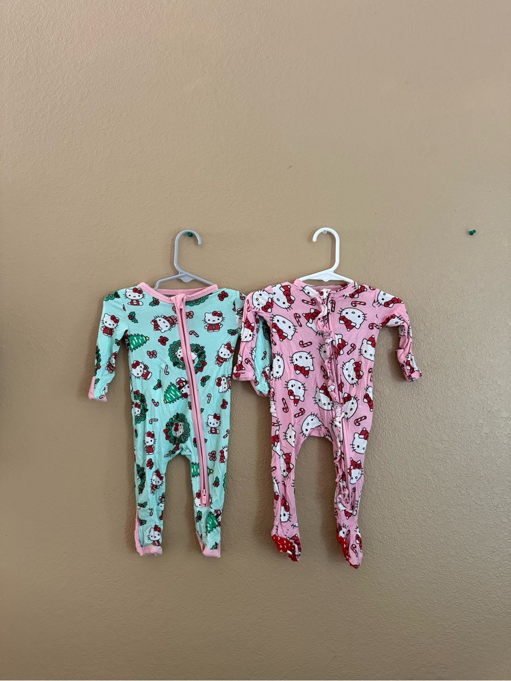 Posh Peanut Hello Kitty Christmas Pajama Zippy Bundle of 2